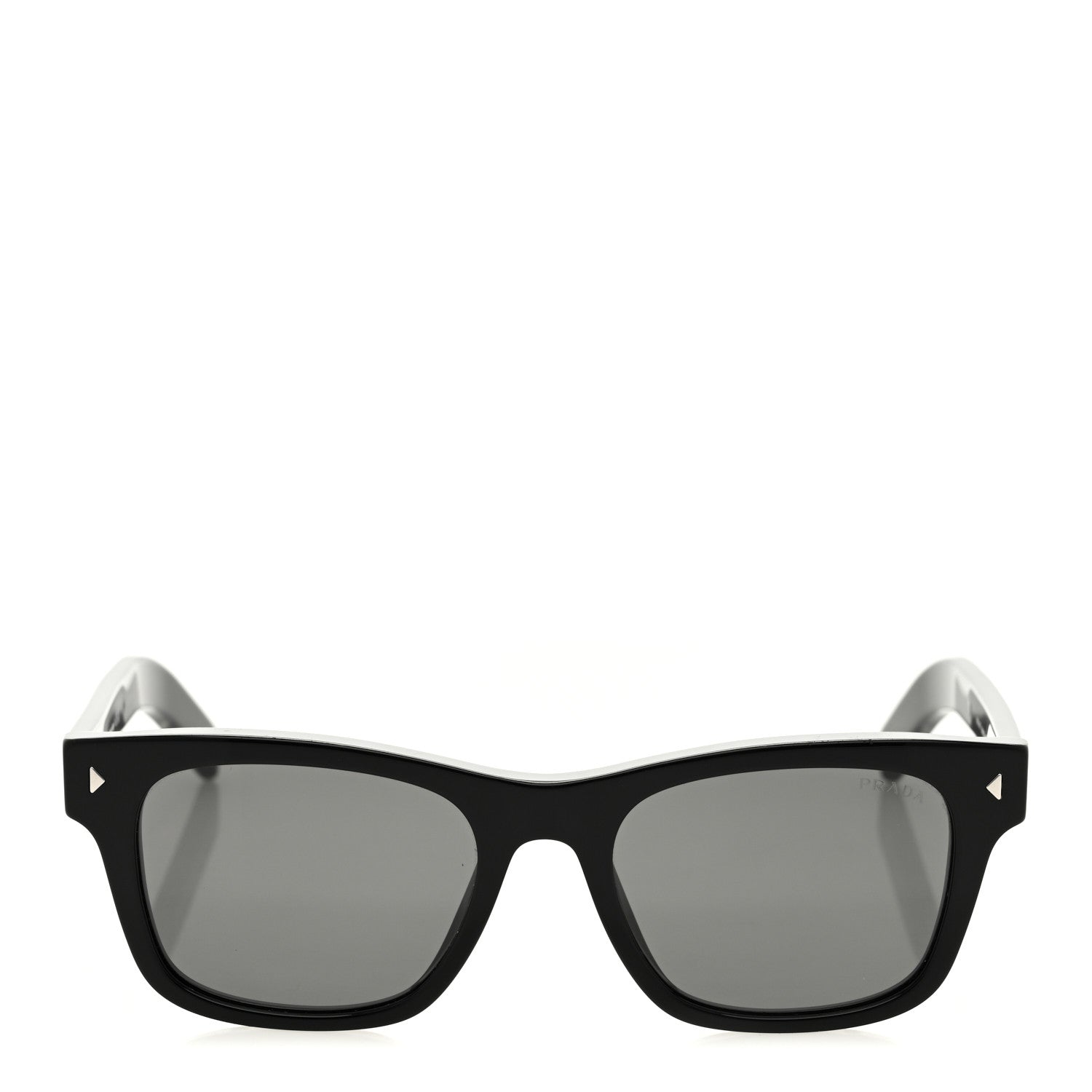 Acetate Rectangle Sunglasses SPR A17 Black