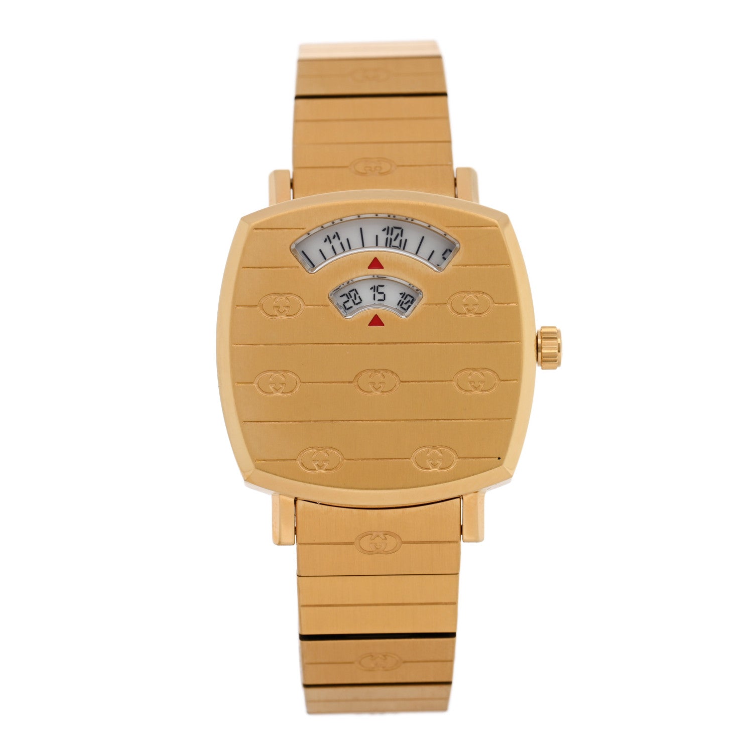 Stainless Steel 27mm Grip Quartz Watch Gold