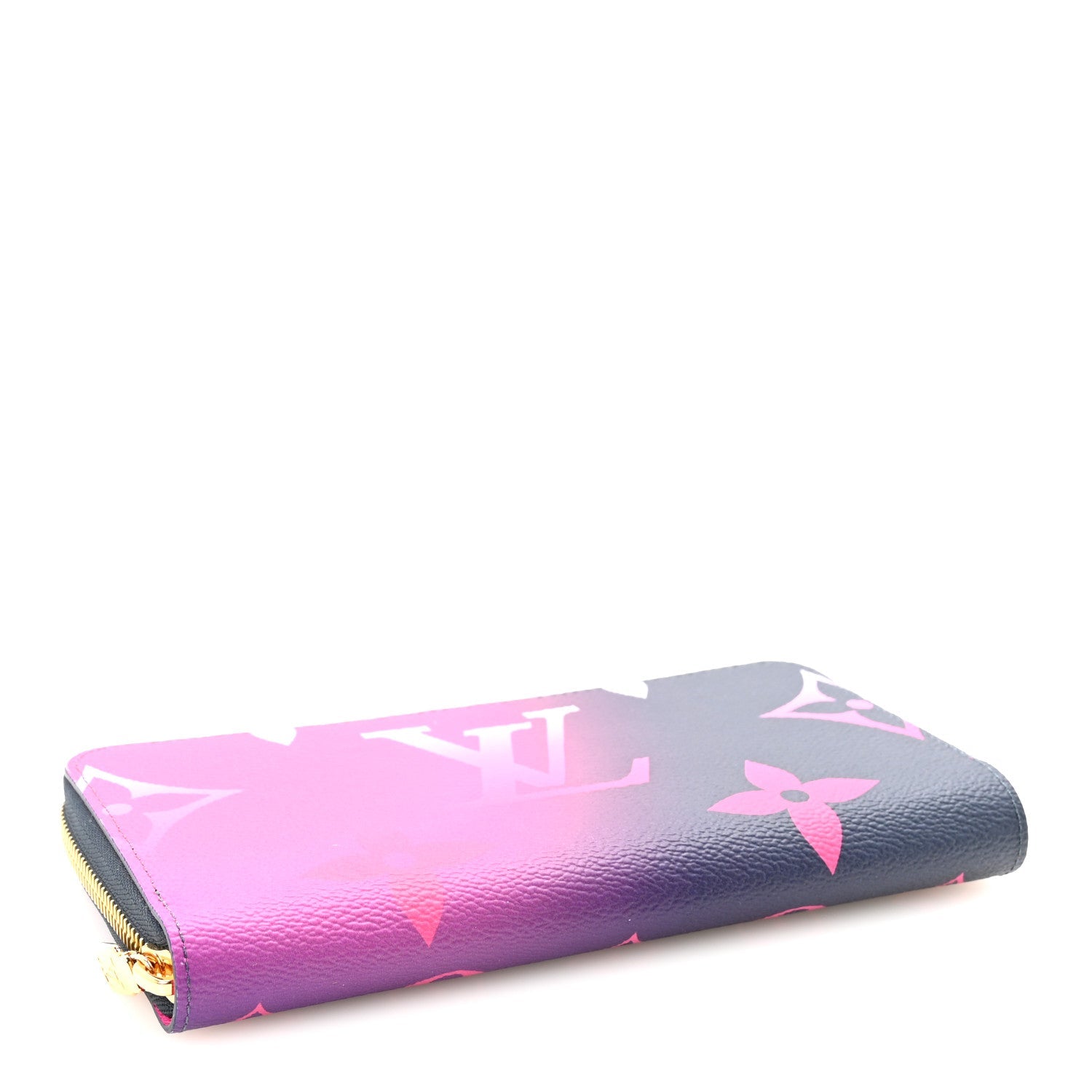 Monogram Giant Spring In The City Zippy Wallet Midnight Fuchsia