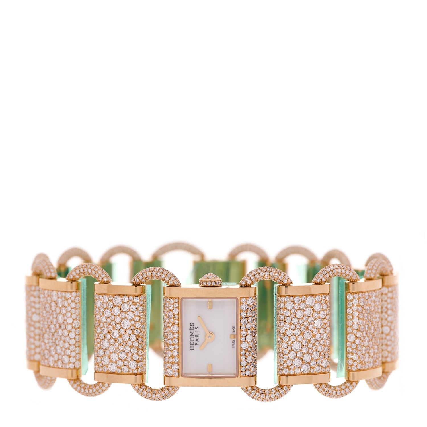 18K Rose Gold Diamond 17mm Klikti Quartz Watch