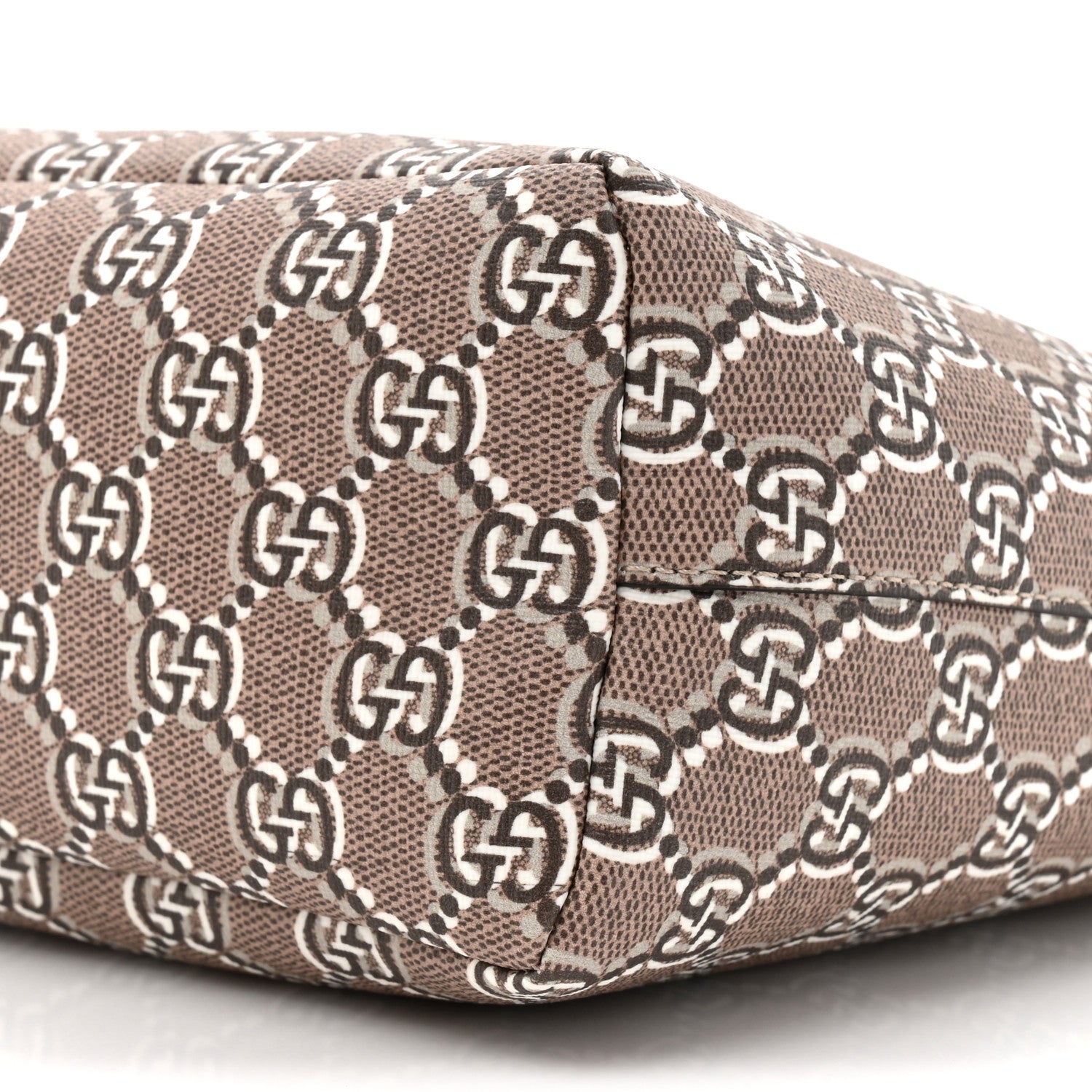 GG Shadow Monogram Super Mini Ophidia Shoulder Bag Taupe