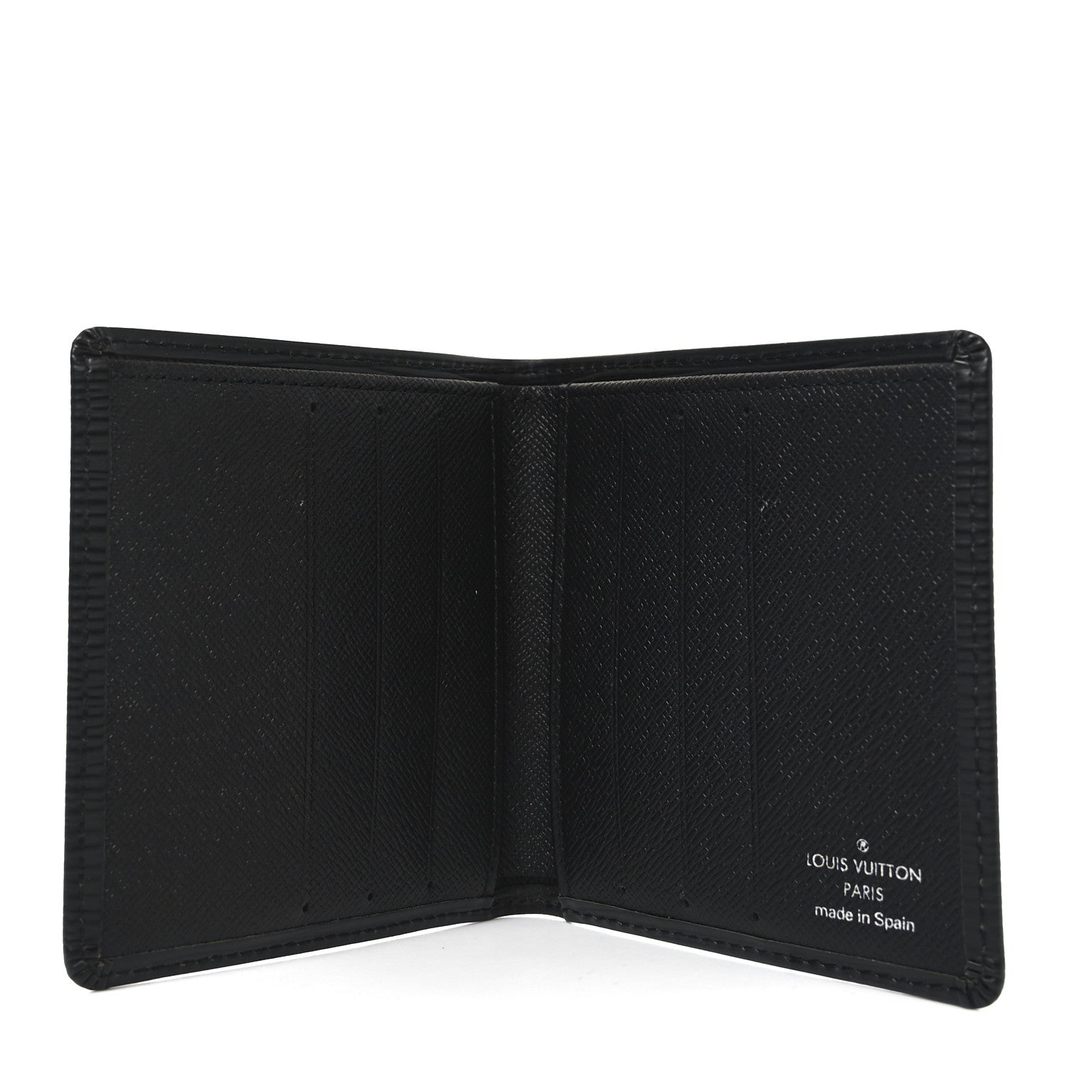 Epi 6 Card Billfold Wallet Black