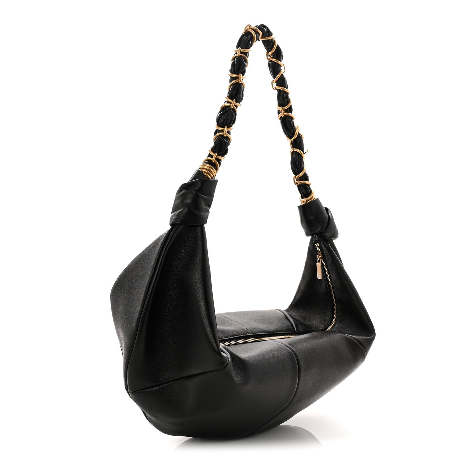 Lambskin Amalia Hobo Black