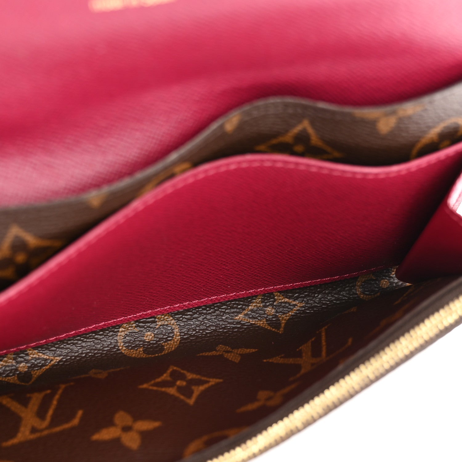Monogram Emilie Wallet Fuchsia
