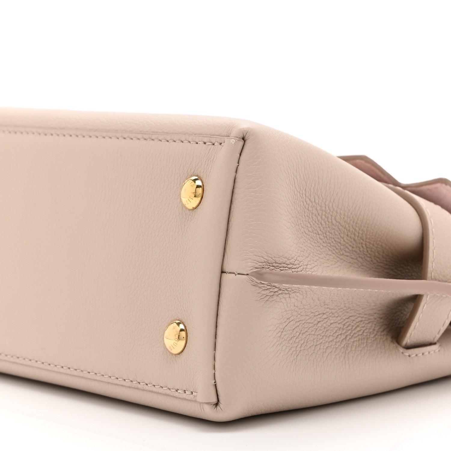 Soft Calfskin Mini Lockme Ever Greige