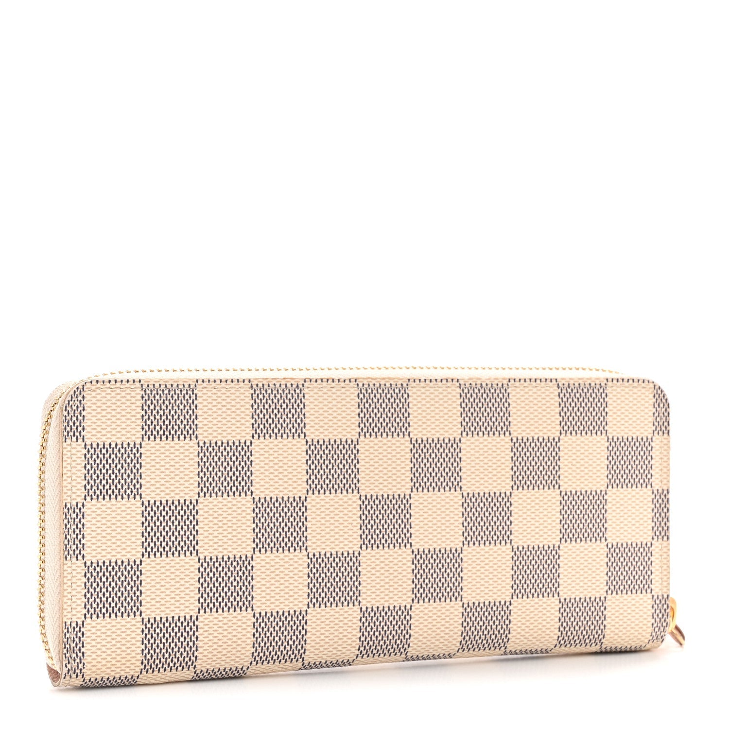 Damier Azur Clemence Wallet Rose Ballerine