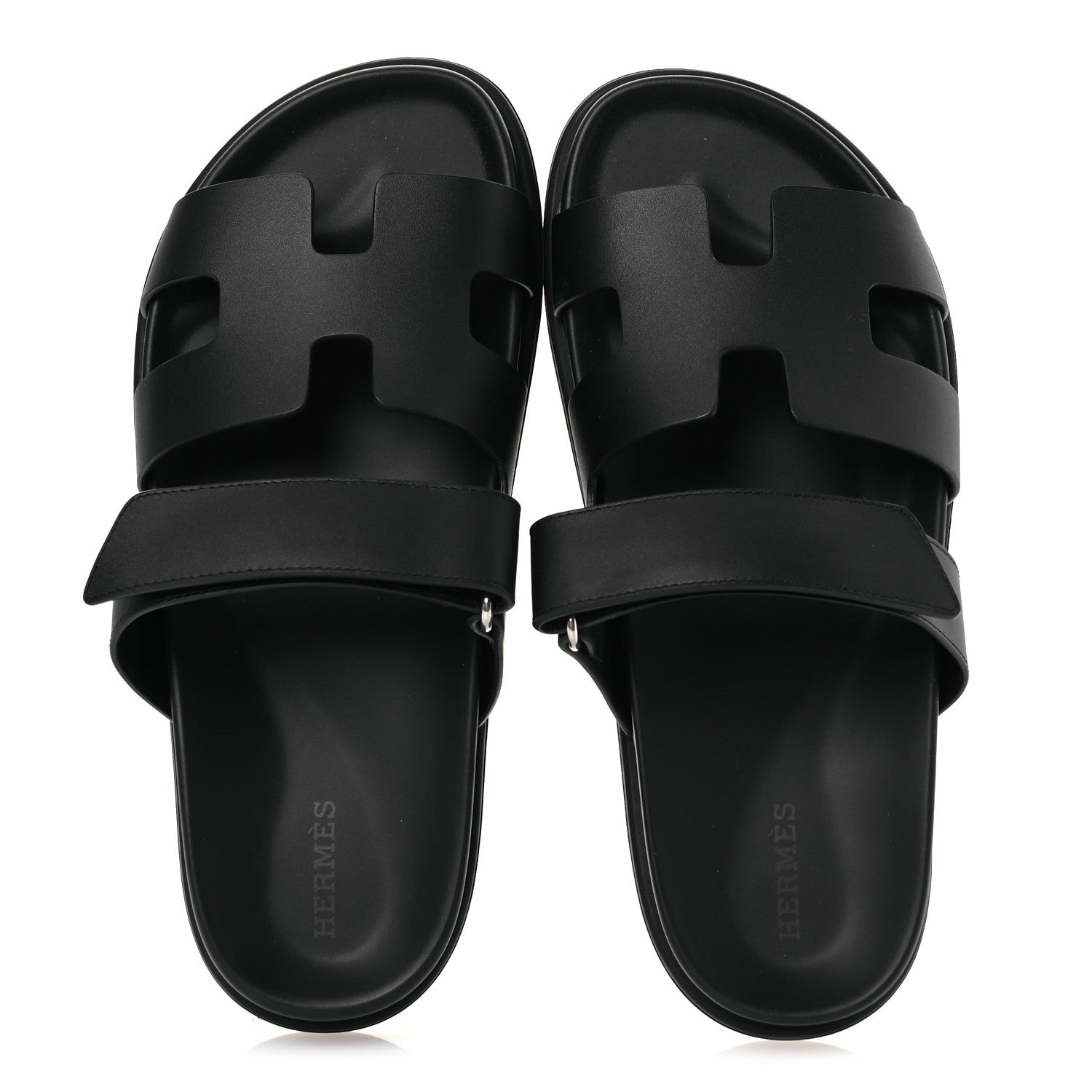 Calfskin Womens Chypre Sandals 38 Black