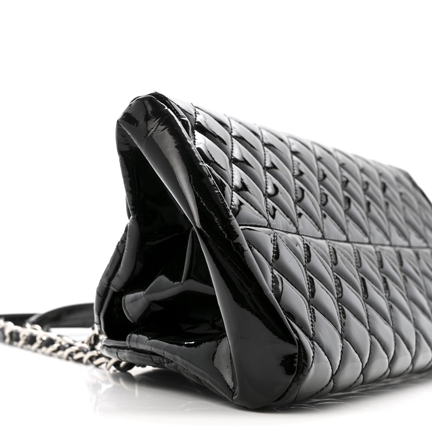 Patent Quilted Medium Just Mademoiselle Black
