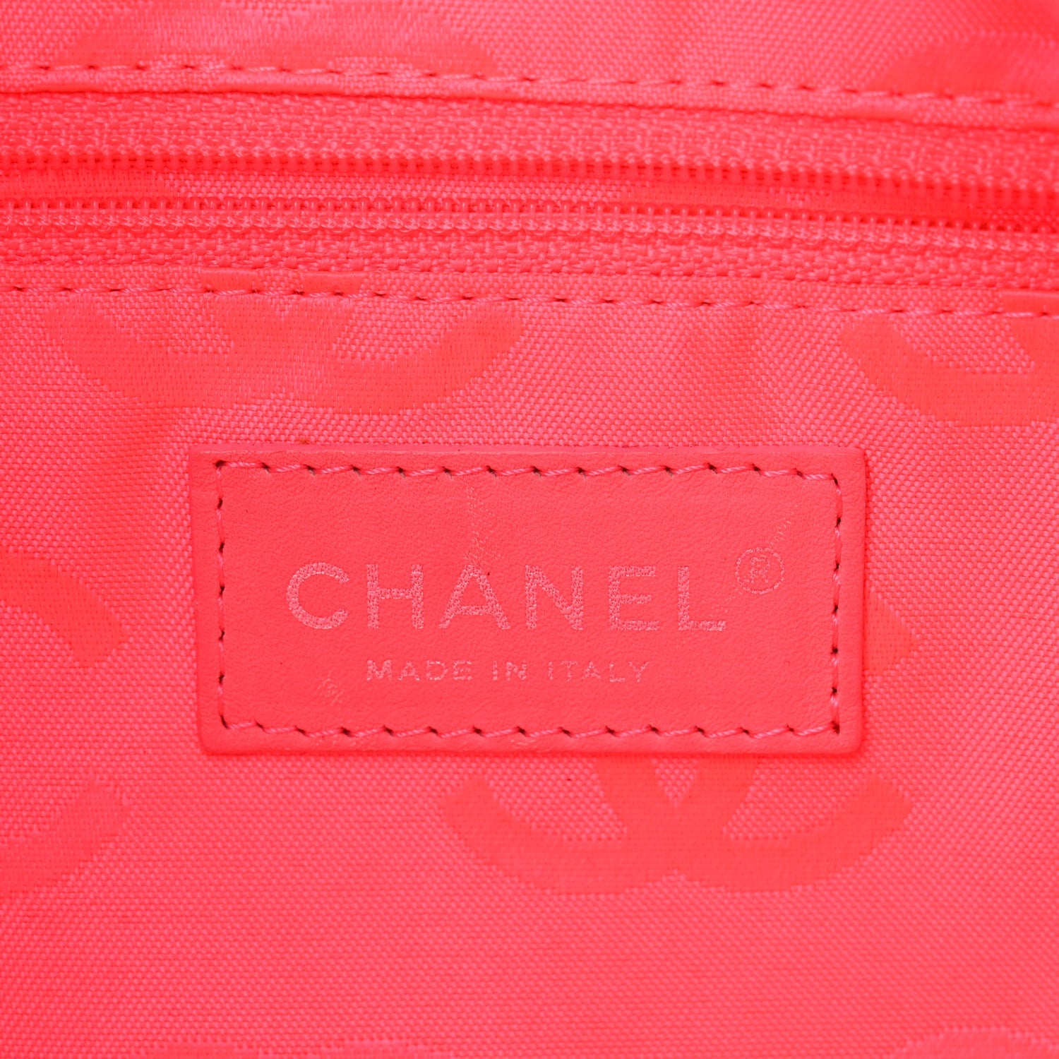 Calfskin Quilted Large Cambon Tote Black