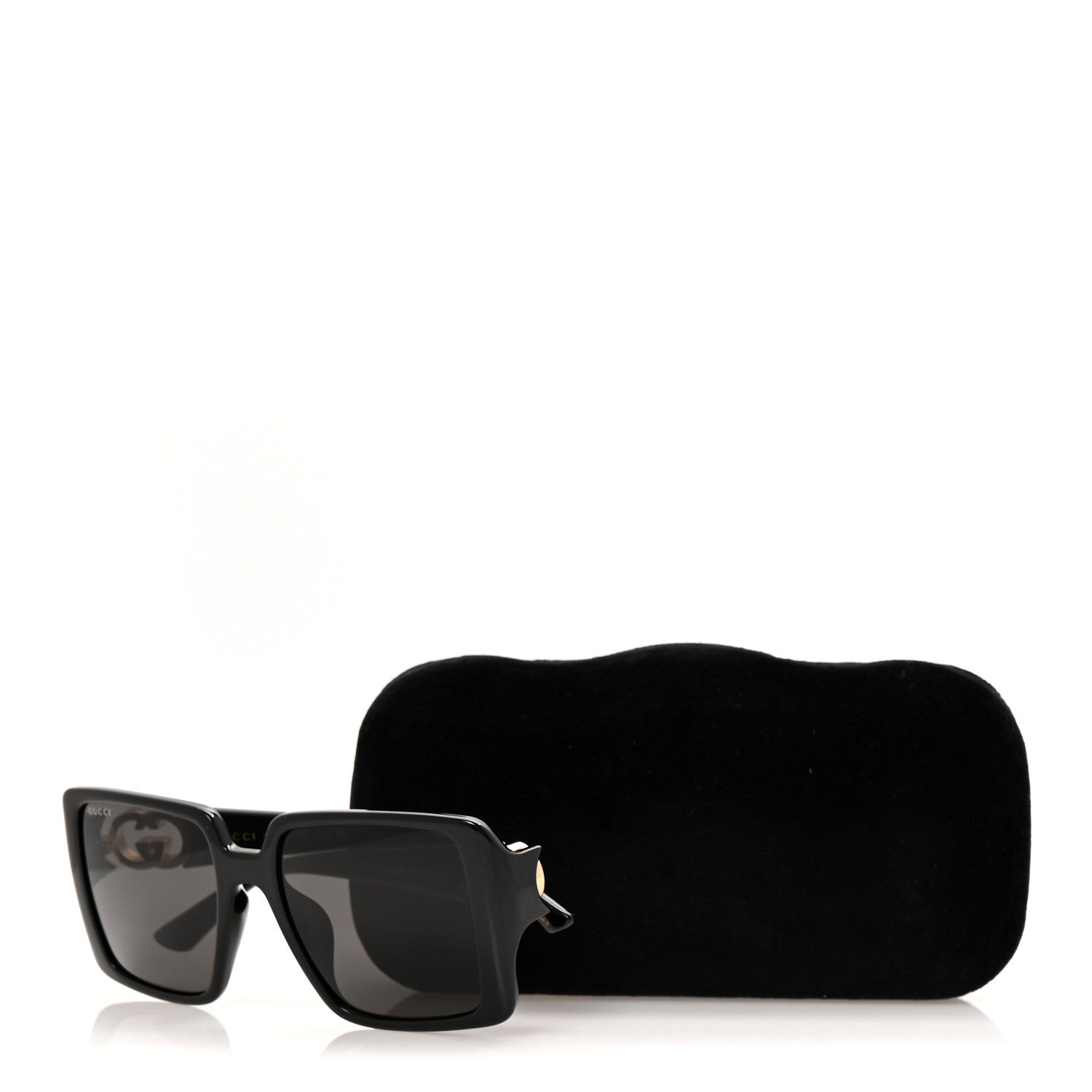 Acetate Square Sunglasses GG1692SA Black