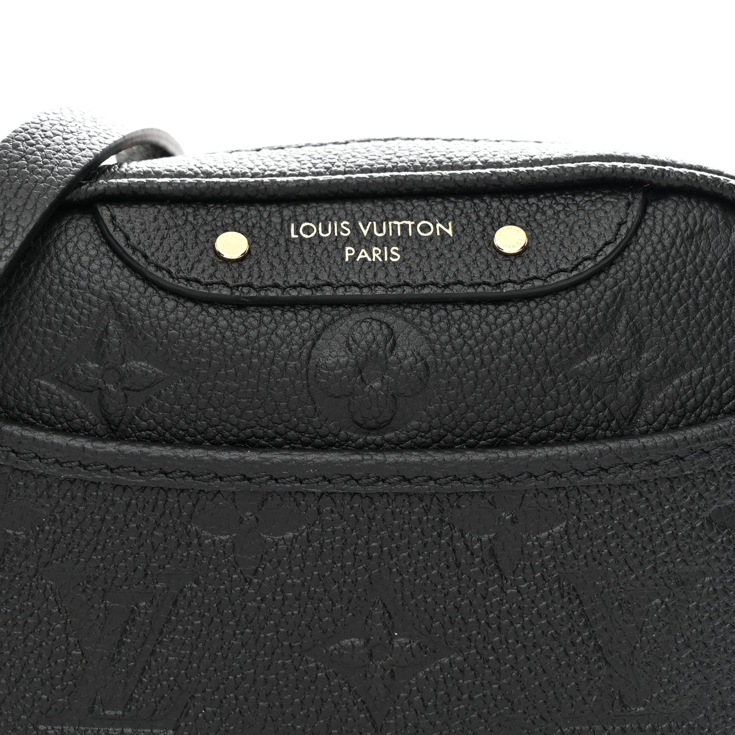 Empreinte Monogram Tiny Camera Bag Black