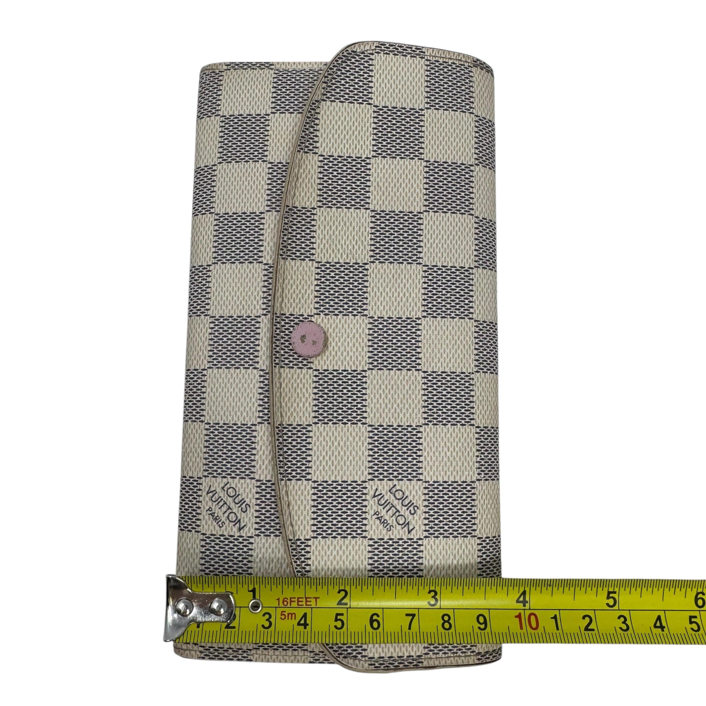 Emilie Damier Azur Wallet Luxury Designer By Louis Vuitton, Size: Medium