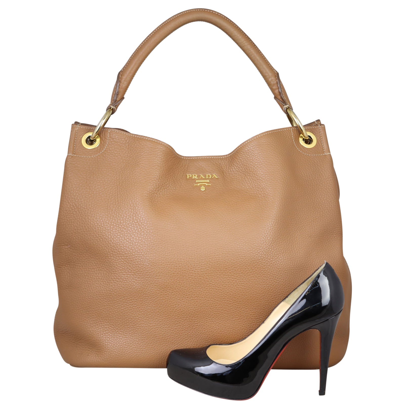 Prada Vitello Daino Hobo