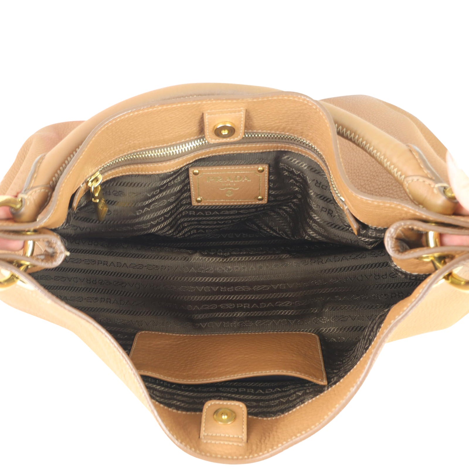 Prada Vitello Daino Hobo