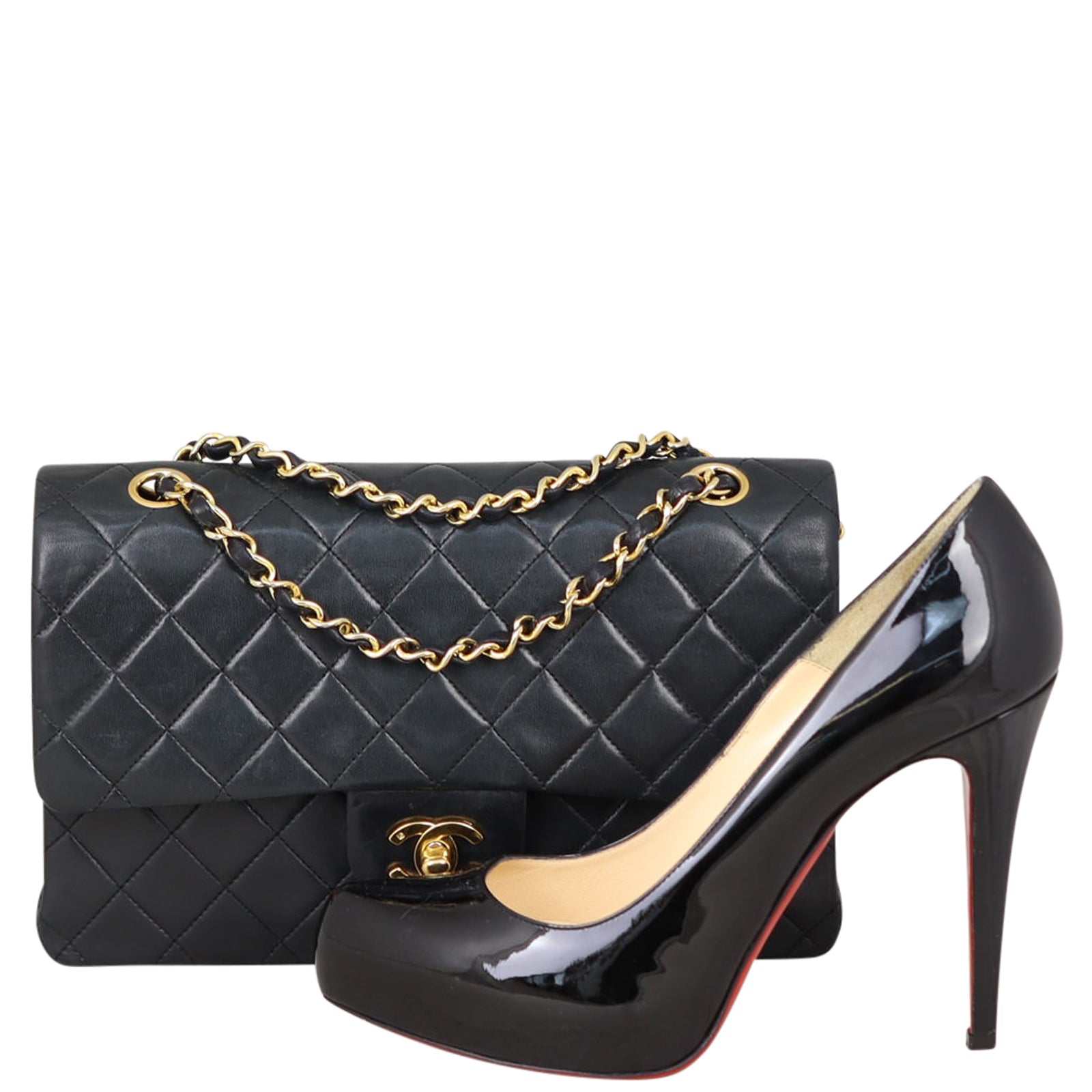 Chanel Classic Double Flap Medium | 2 Series Black