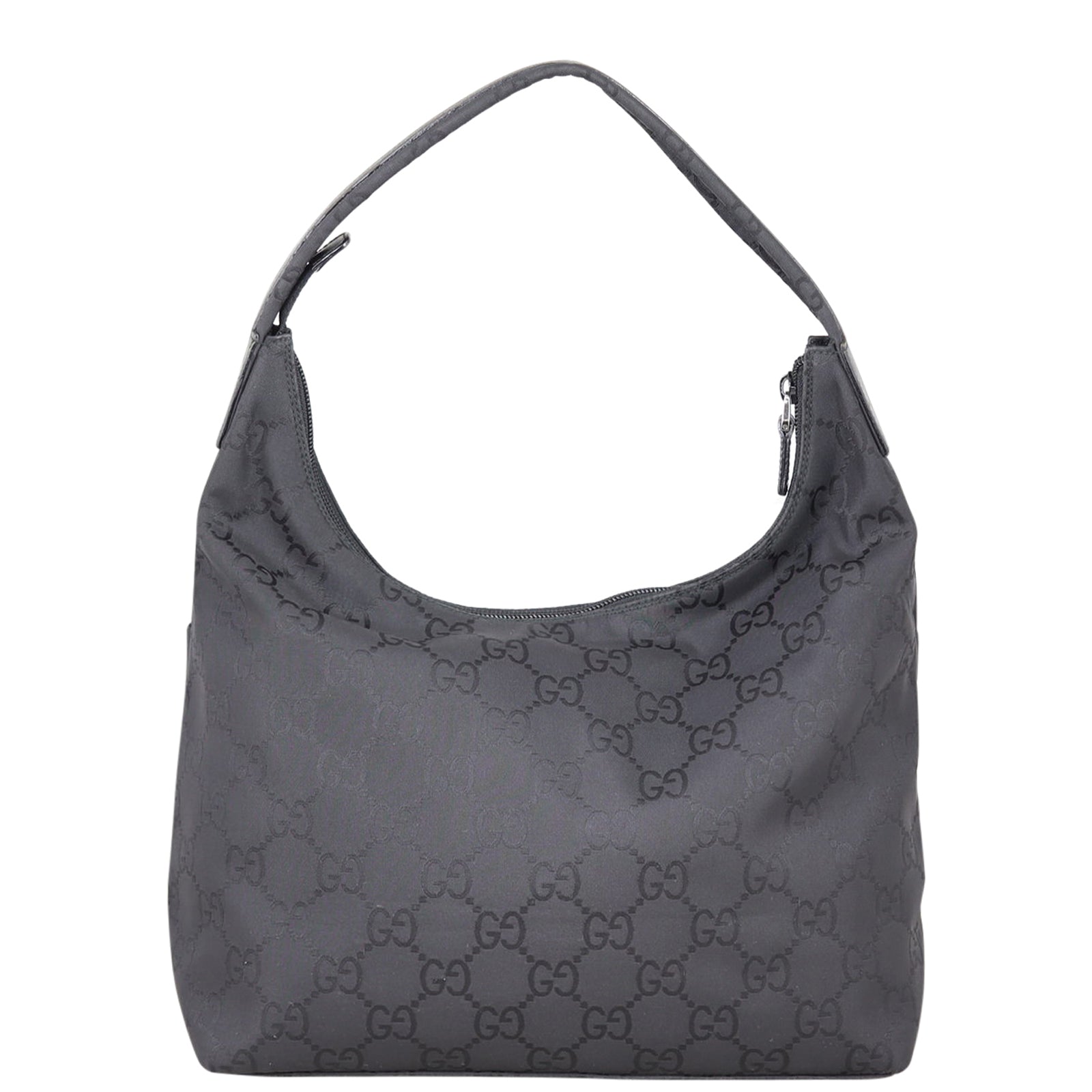 Gucci GG Nylon Zip Hobo