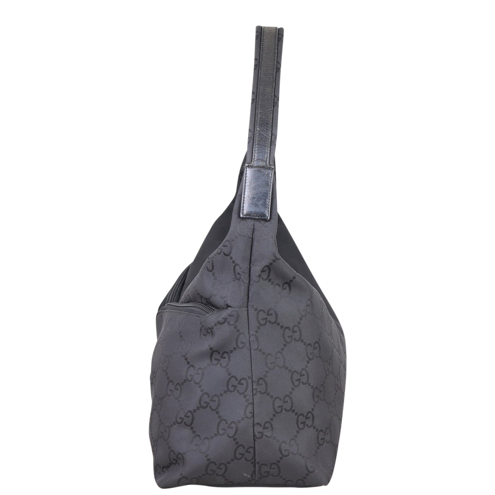 Gucci GG Nylon Zip Hobo