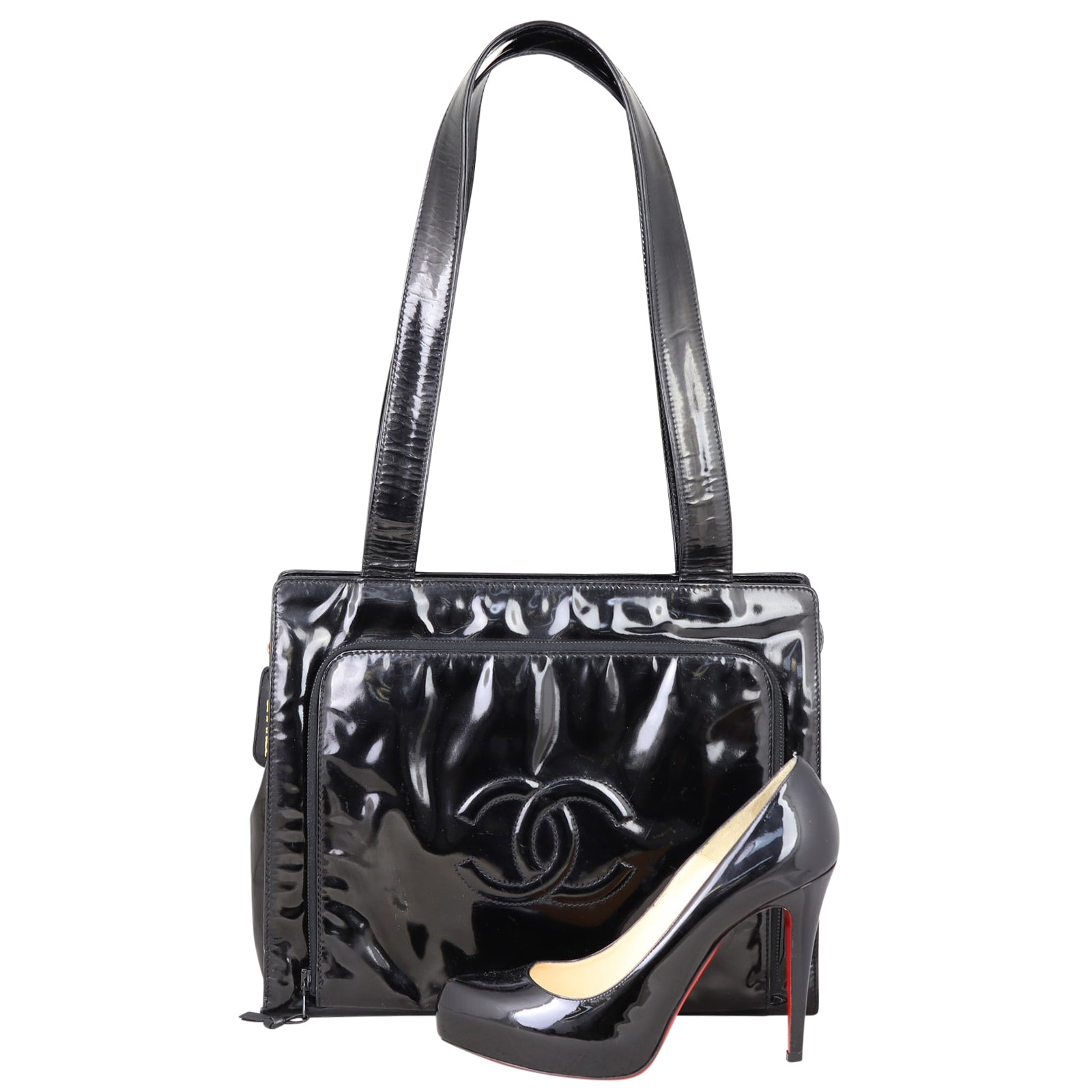 Chanel Timeless Vinyl Shoulder Bag