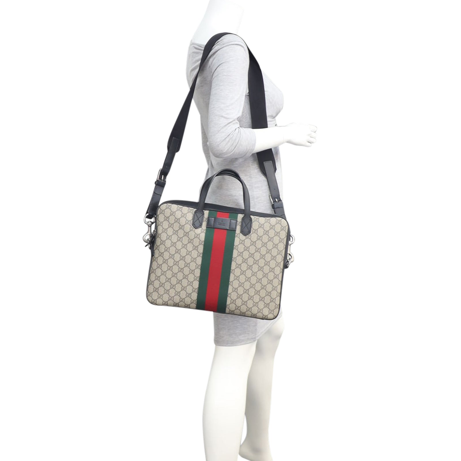 Gucci GG Supreme Web Briefcase