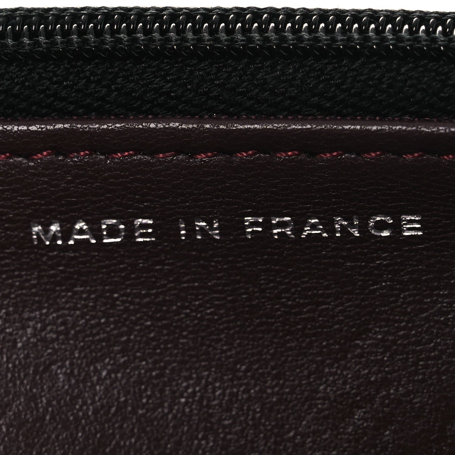 Lambskin Quilted Wallet On Chain WOC Black
