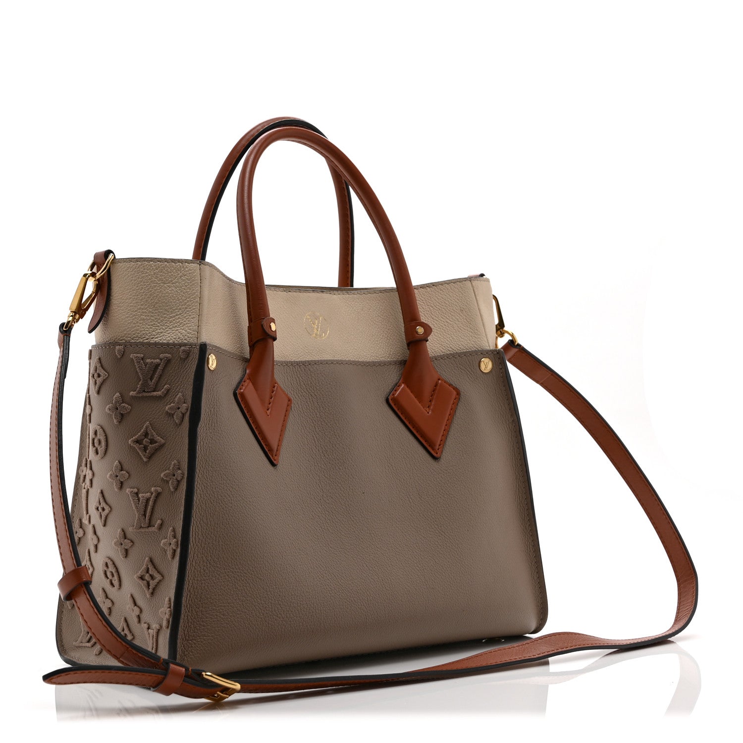 Calfskin Monogram Tufting On My Side Galet