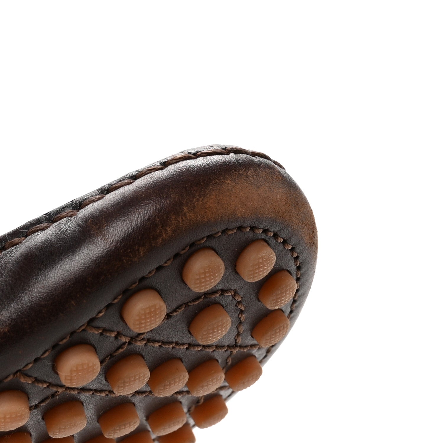 Smooth Calfskin Hockenheim Moccasin Loafers 9 Brown