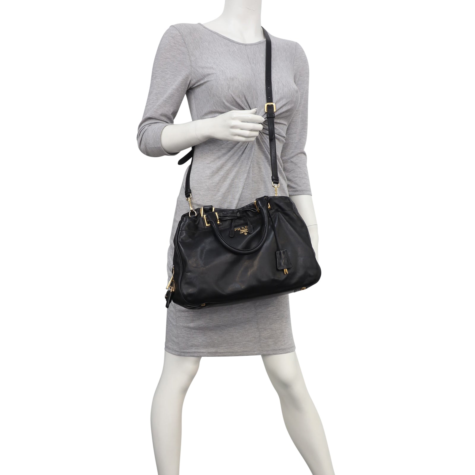 Prada Nappa Bow Satchel