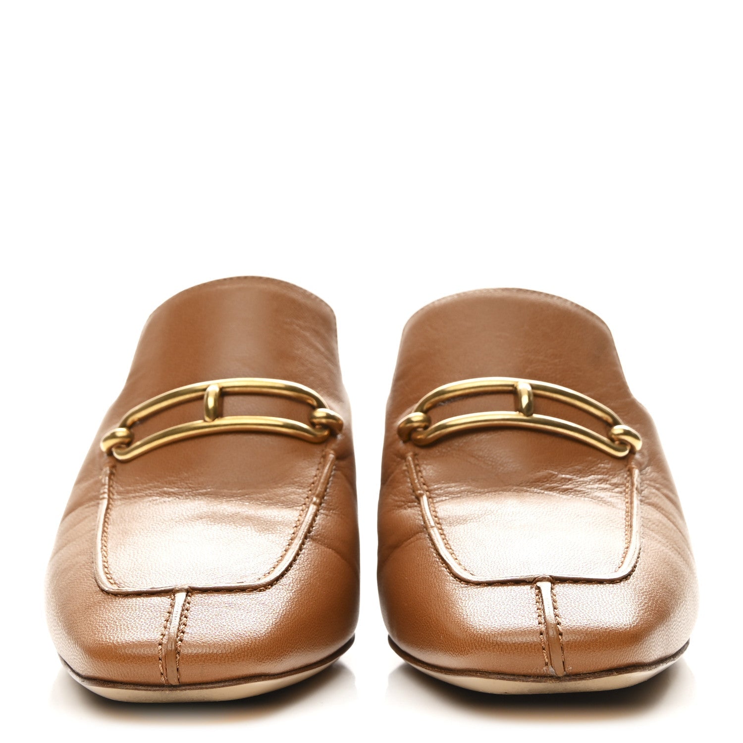 Goatskin Womens Gisele 60 Mules 38 Naturel