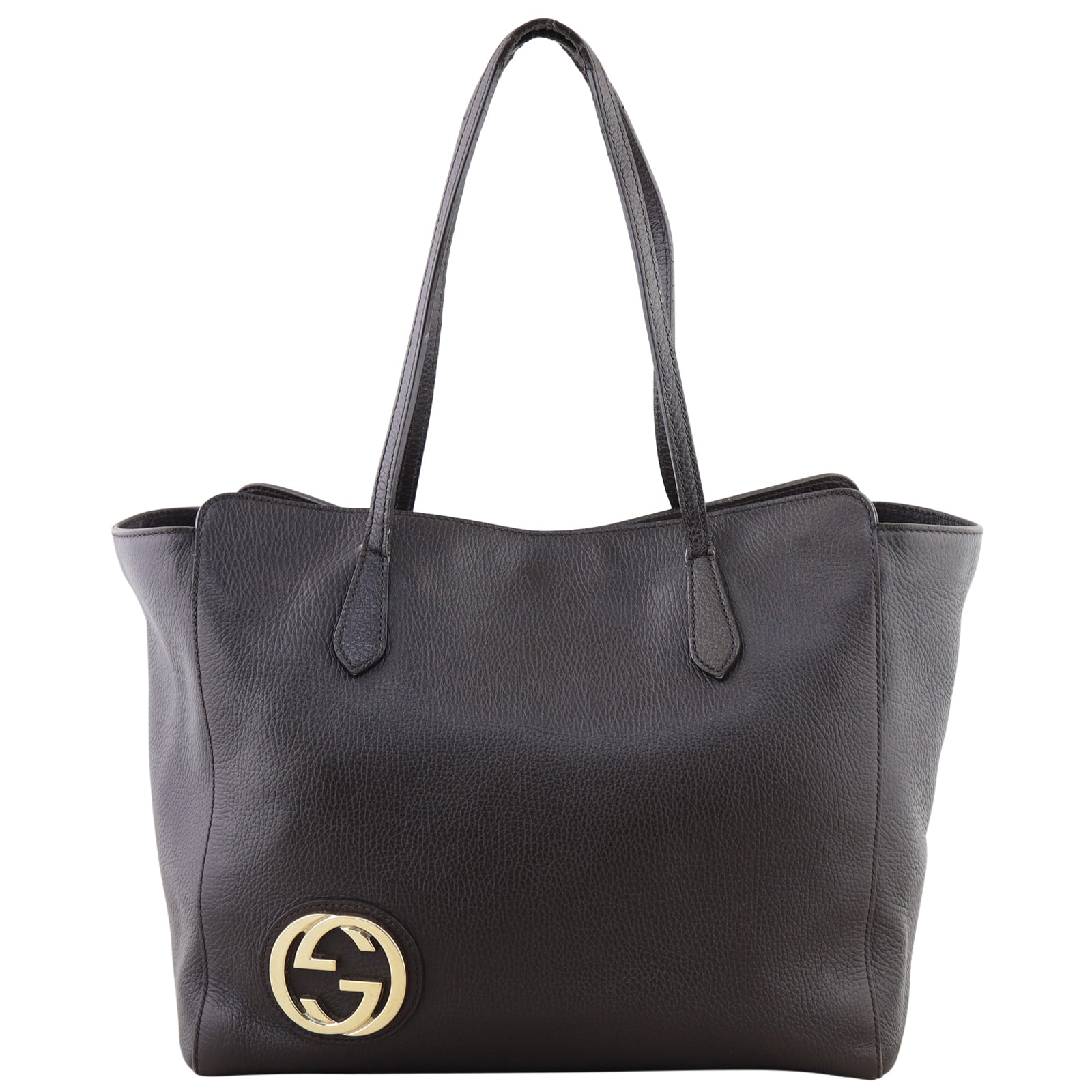 Gucci Interlocking G Leather Tote
