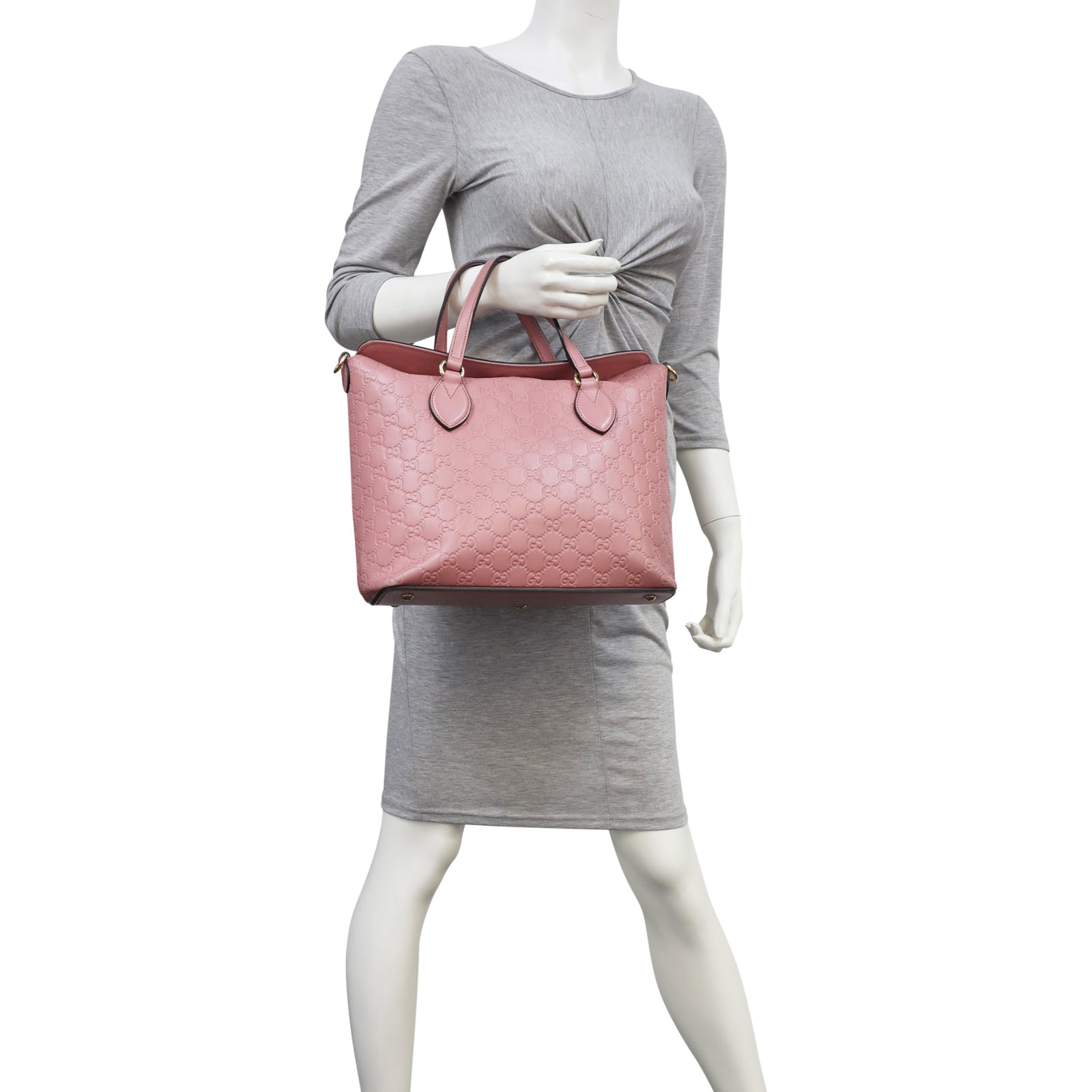 Gucci Guccissima Linea A Bee Foldover Tote