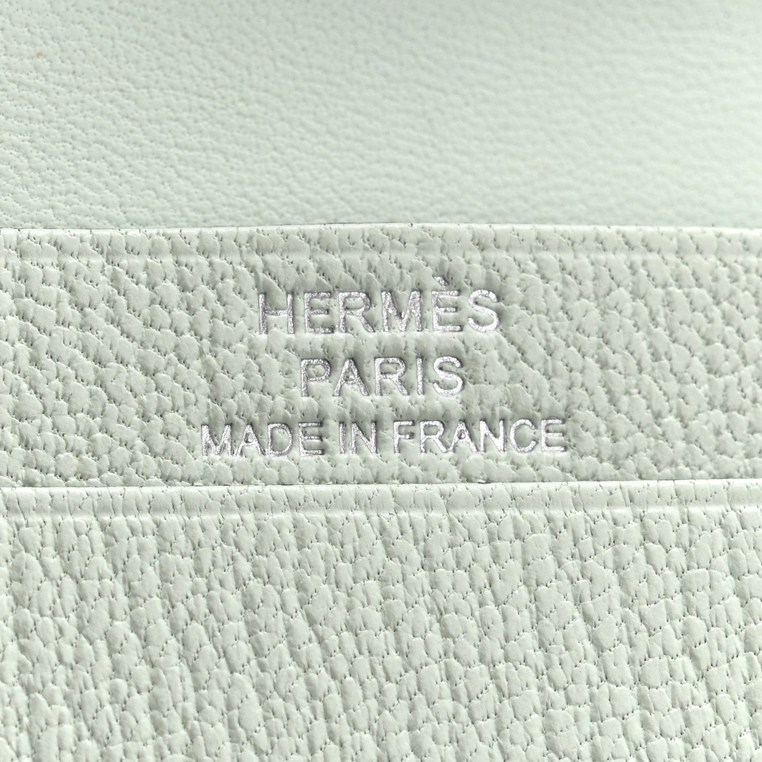Chevre Mysore Bearn Card Holder Wallet Vert Peppermint