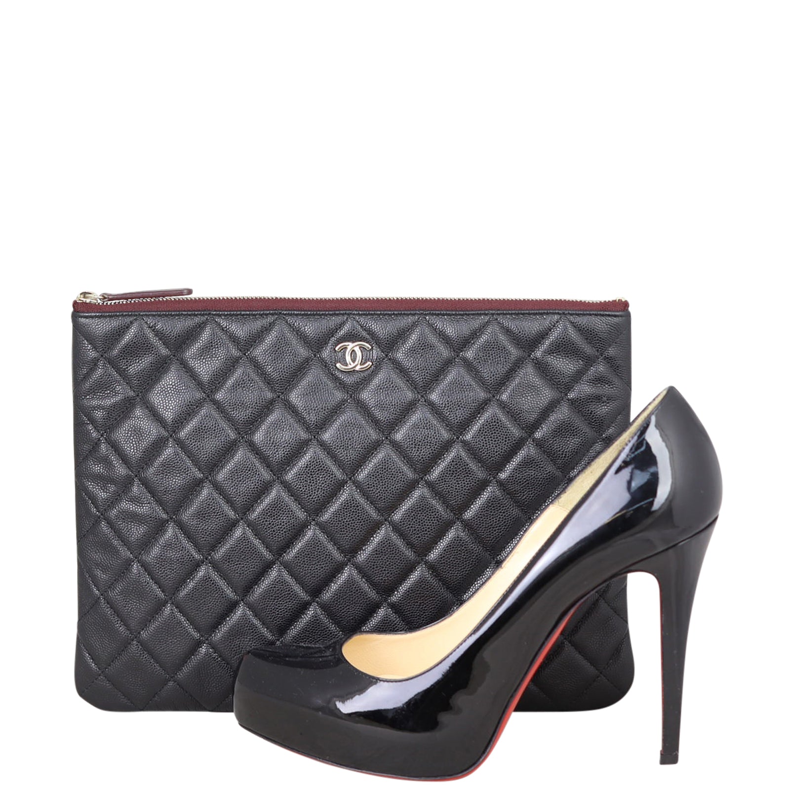 Chanel Quilted O-Case Medium