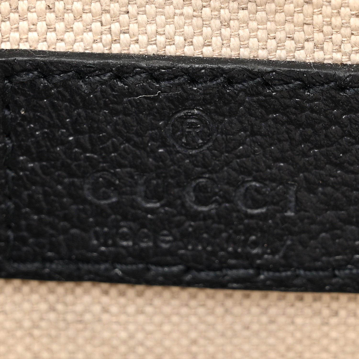 GG Supreme Monogram Textured Calfskin Web Mini Ophidia Messenger Beige Blue