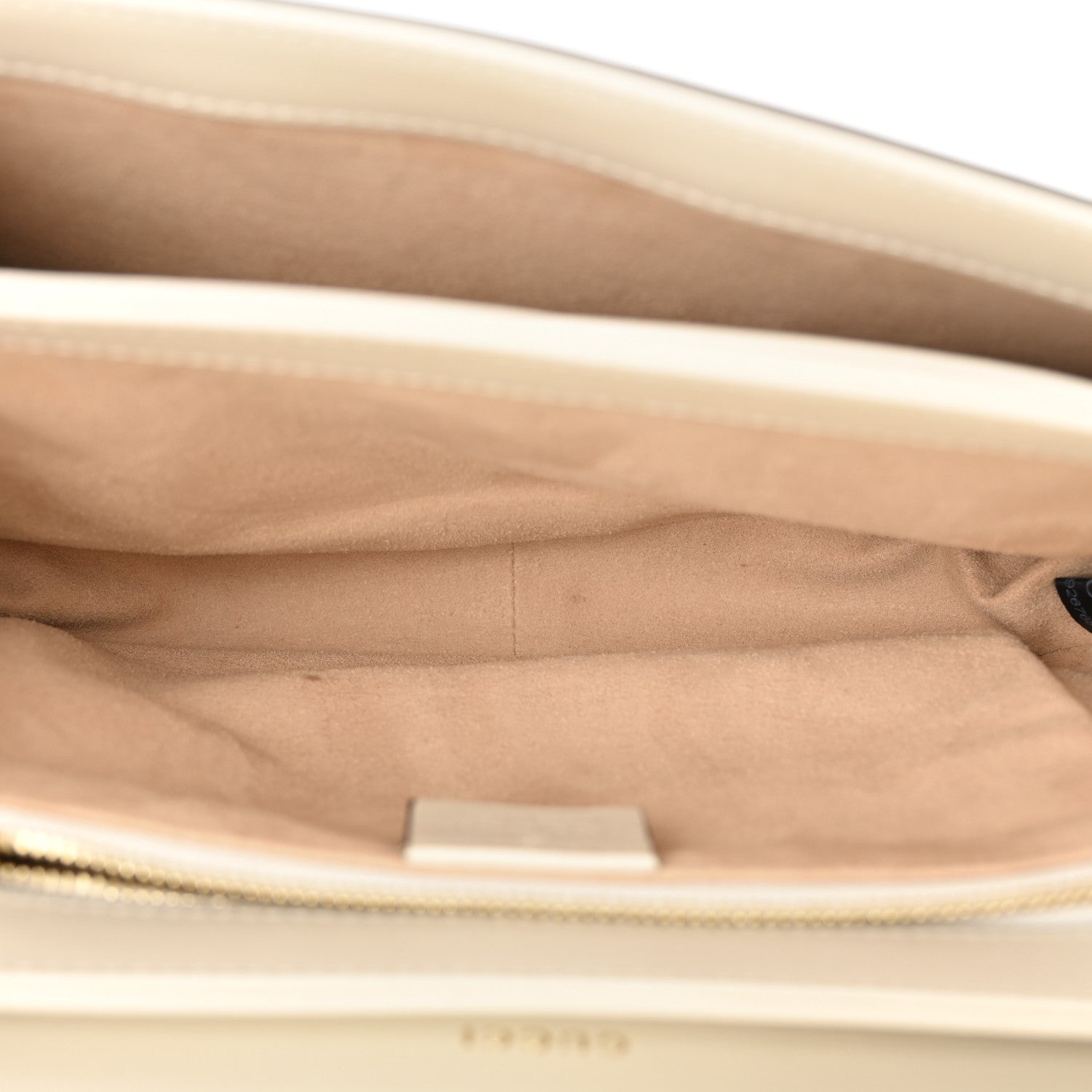 GG Supreme Monogram Horsebit 1955 Shoulder Bag Beige Mystic White