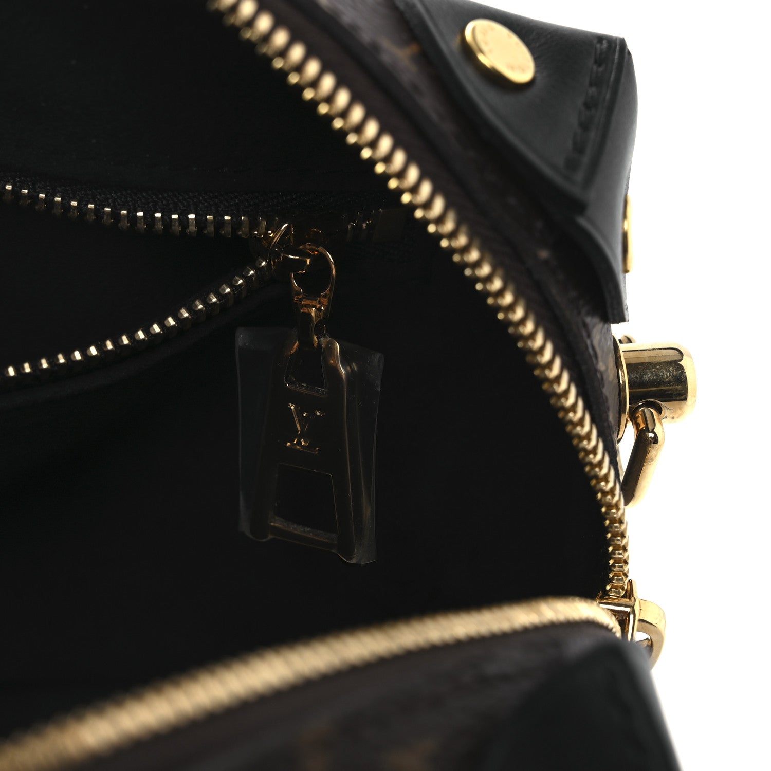 Monogram Petite Malle Souple Black