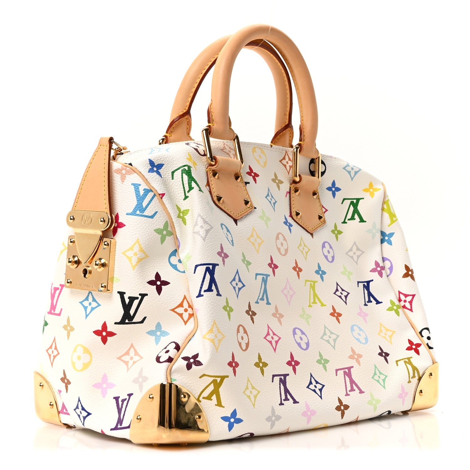 Monogram Multicolor Speedy 30 White