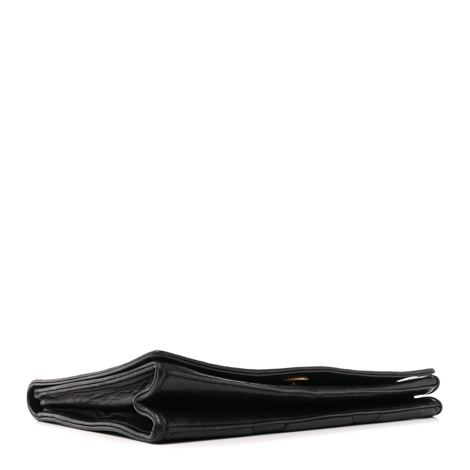 Lambskin Quilted Diamond CC Flap Black