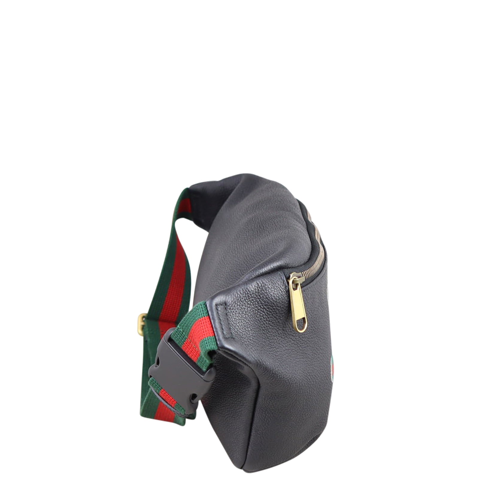 Gucci Retro Print Leather Belt Bag