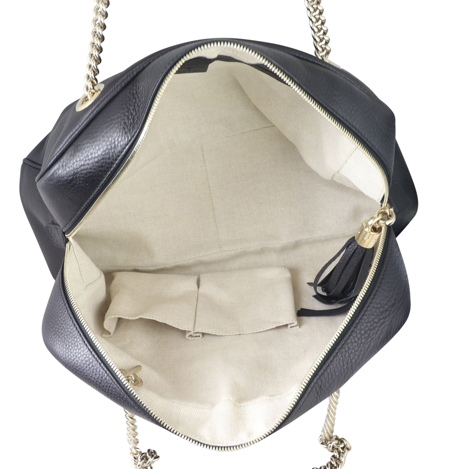 Gucci Soho Chain Zipped Large Shoulder Bag