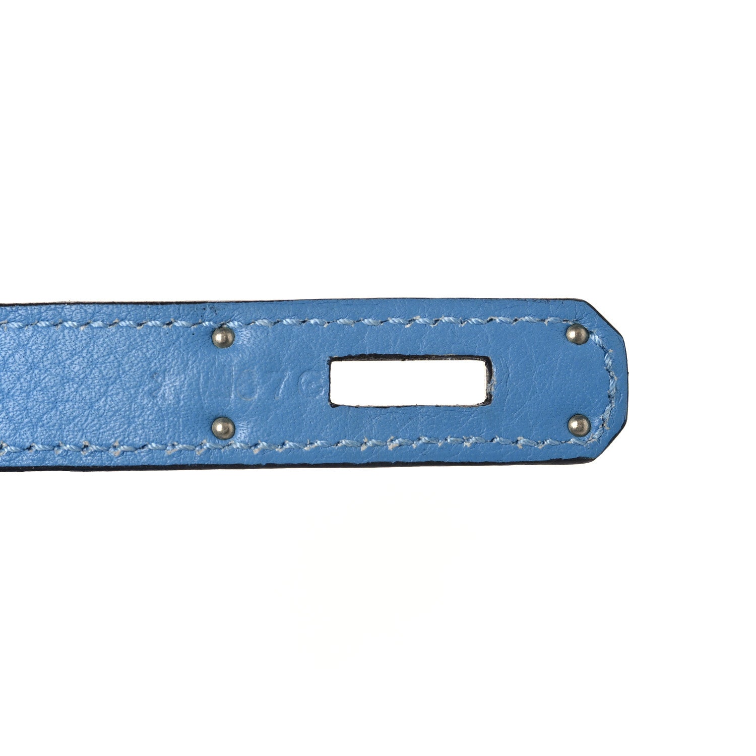 Taurillon Clemence Birkin 30 Bleu Paradis