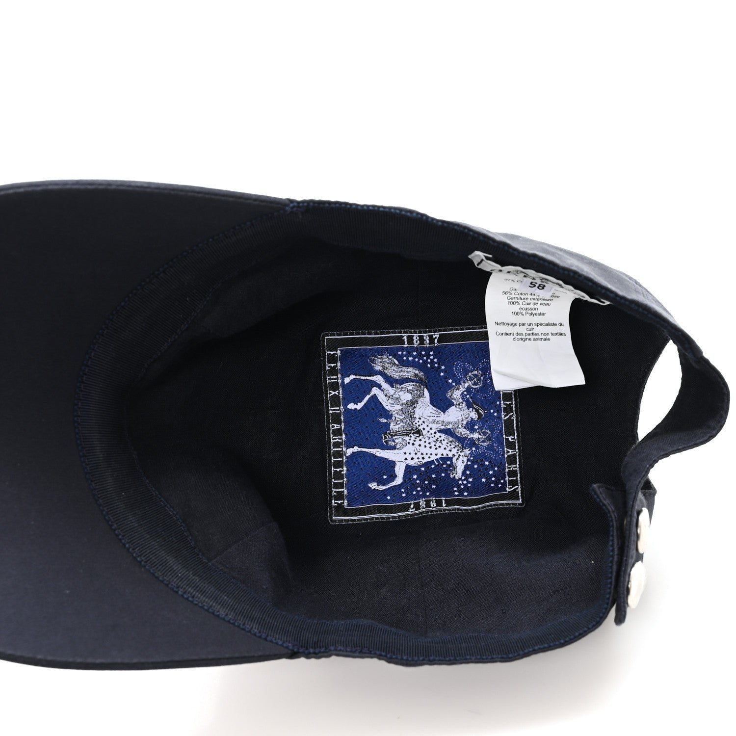 Cotton Miles H Cut Hat 58 Marine Indigo
