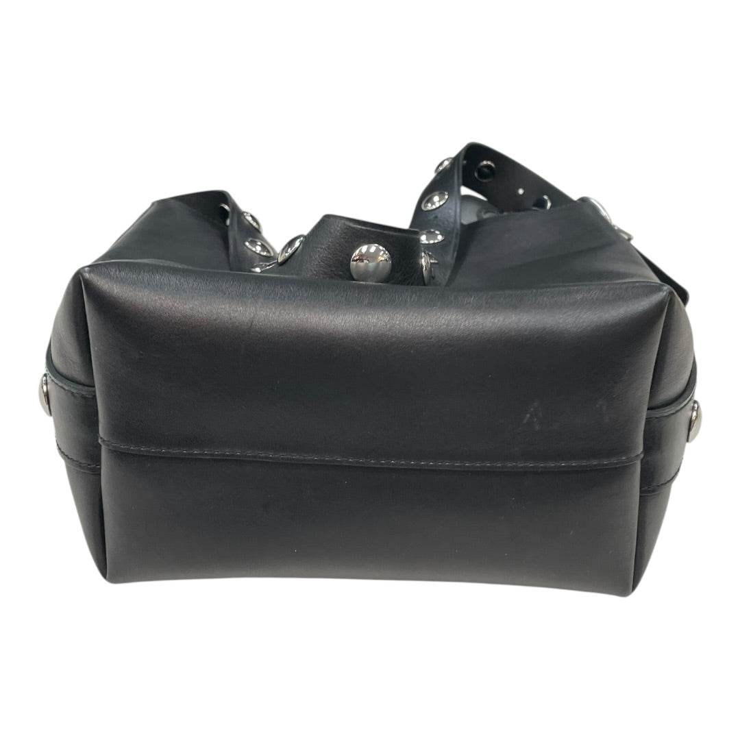 Handbag Leather By Madewell In Black, Size:Medium