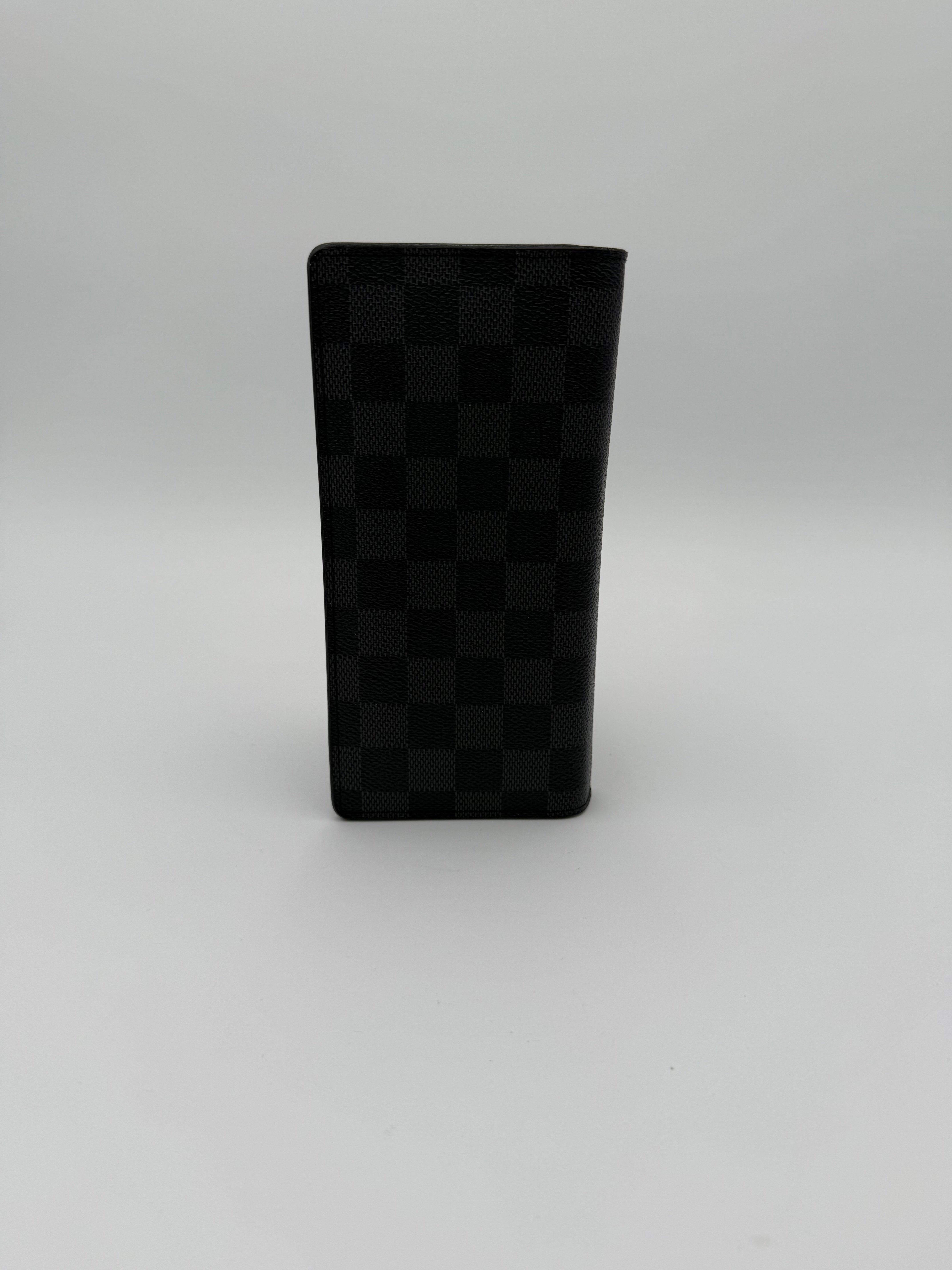 Wallet Luxury Designer By Louis Vuitton In Black & Grey, Size:Large