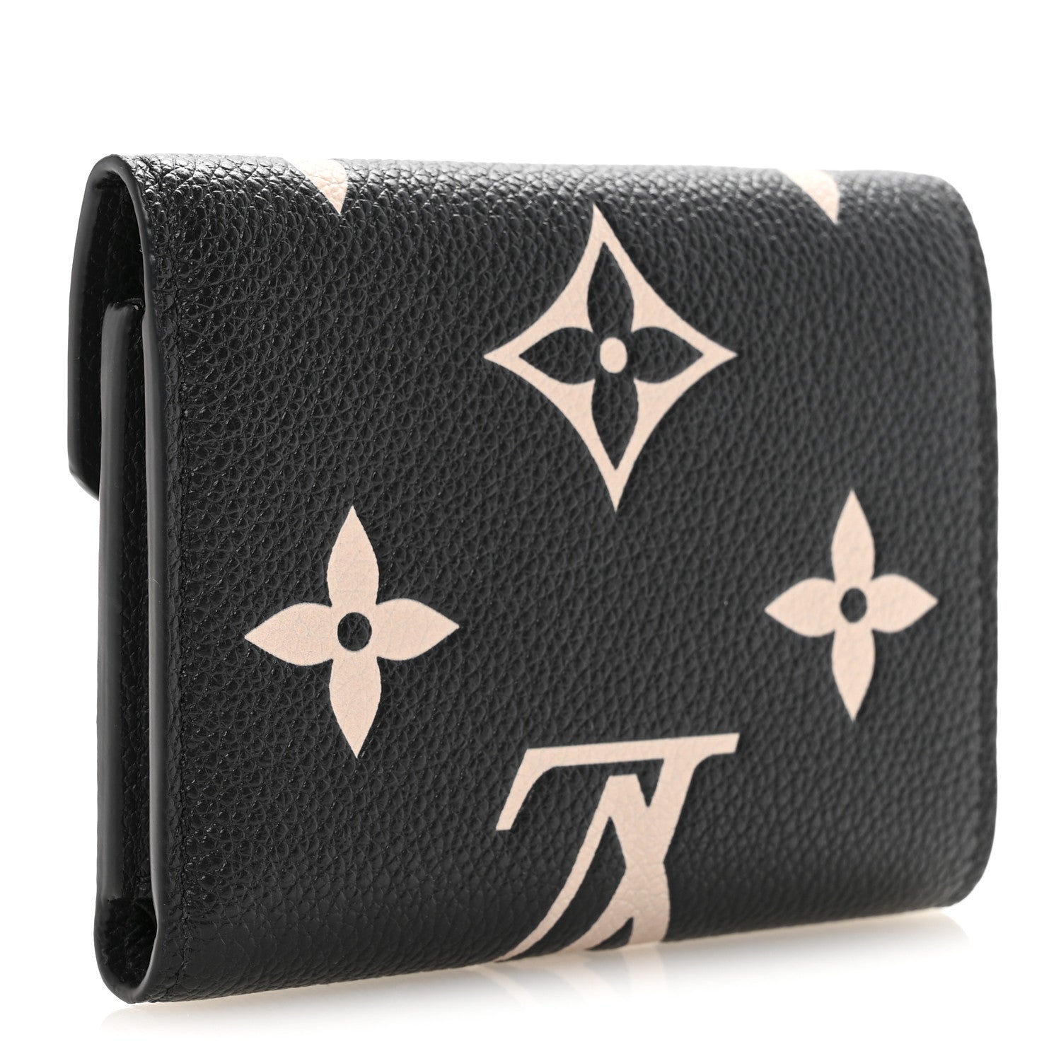 Empreinte Monogram Giant Victorine Wallet Black Beige