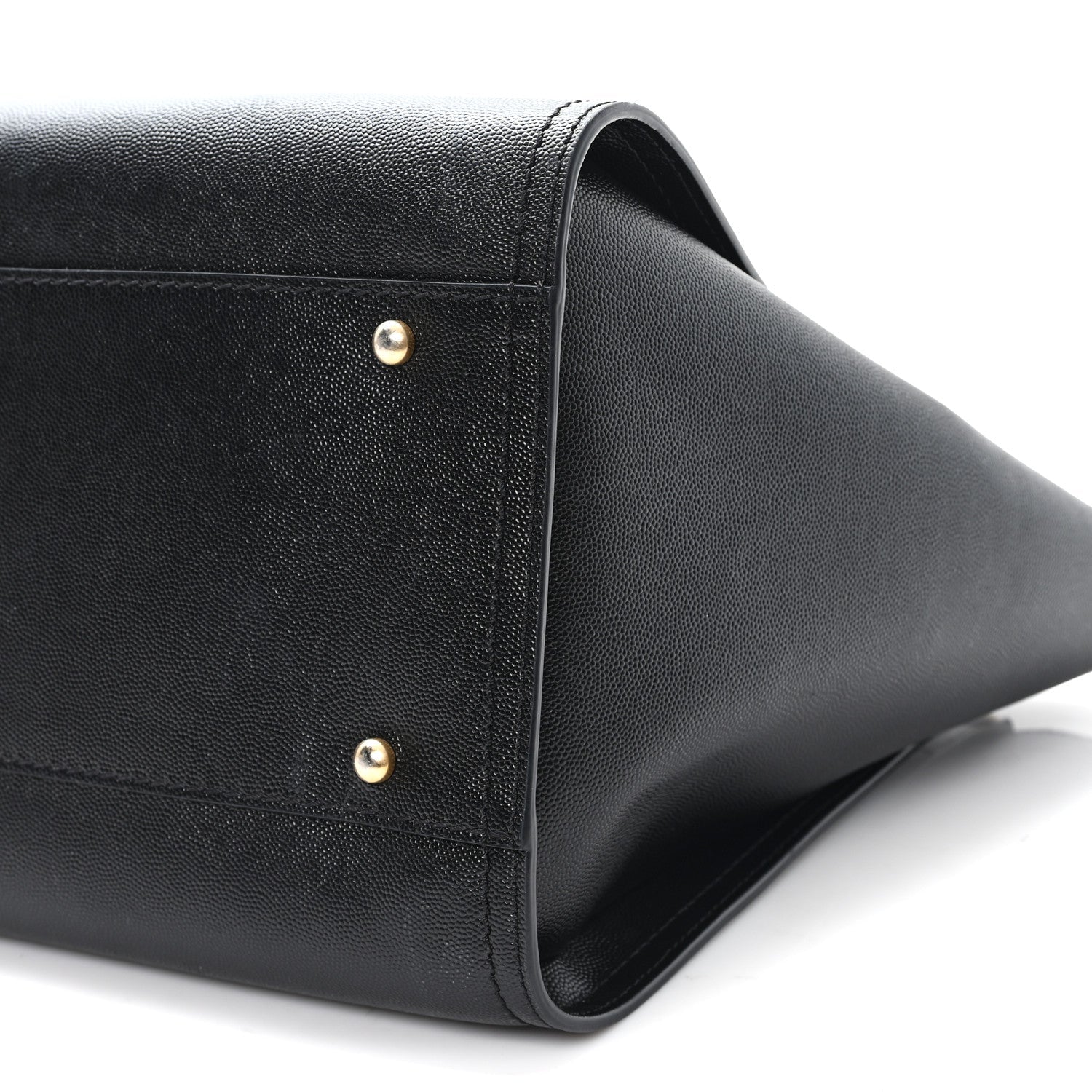 Caviar Medium Studded Deauville Tote Black