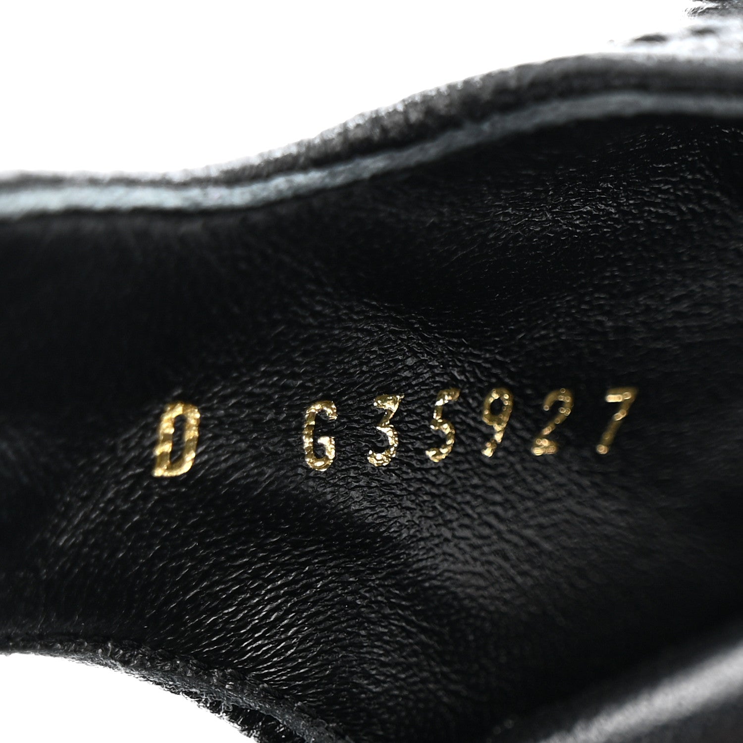 Grained Calfskin Velcro Dad Sandals 36.5 Black