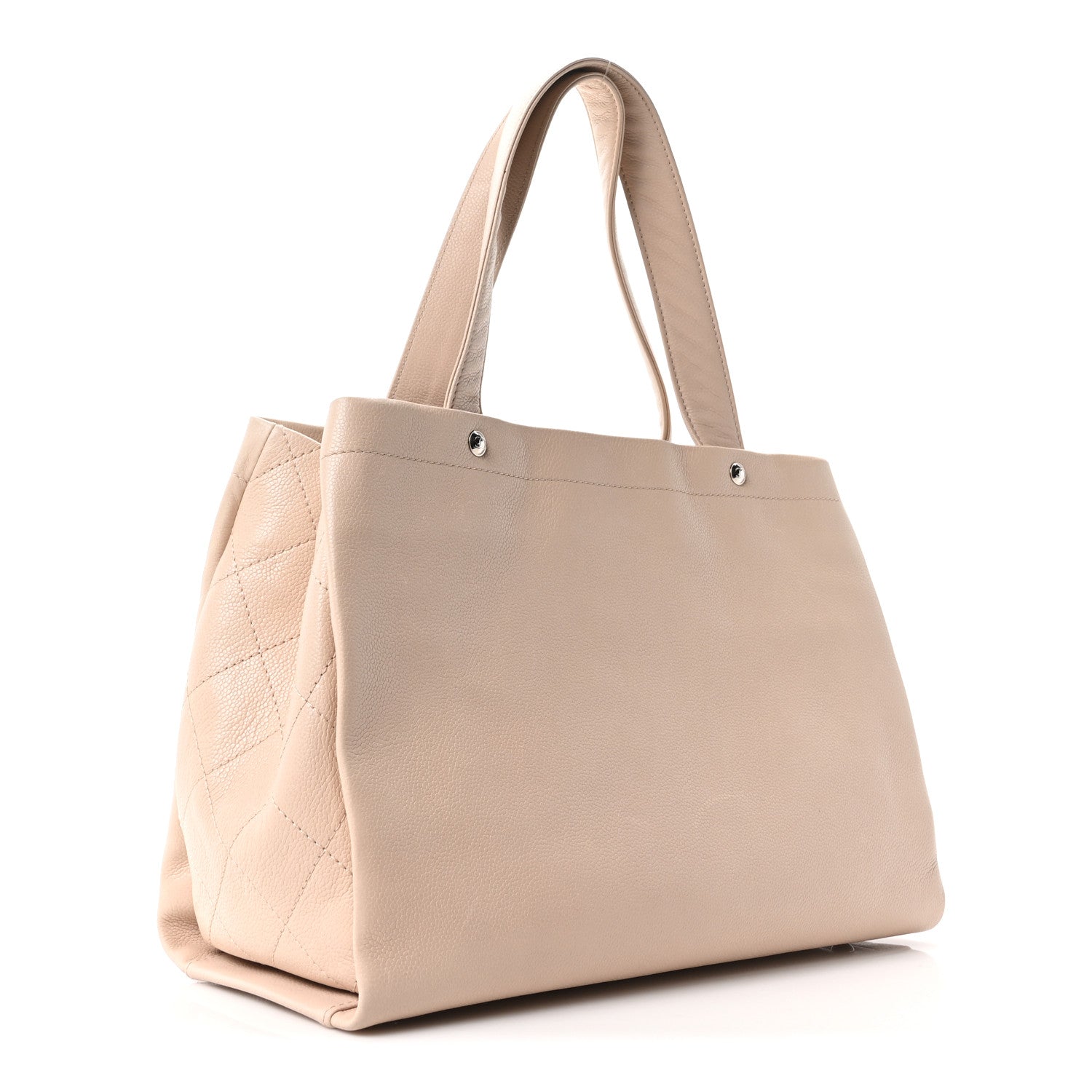 Caviar CC Tote Beige