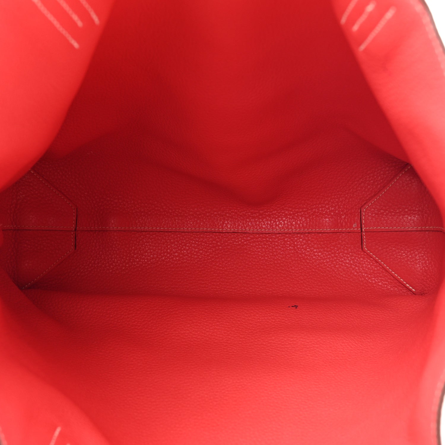 Taurillon Clemence Double Sens 36 Reversible Tote Rubis Bougainvillea