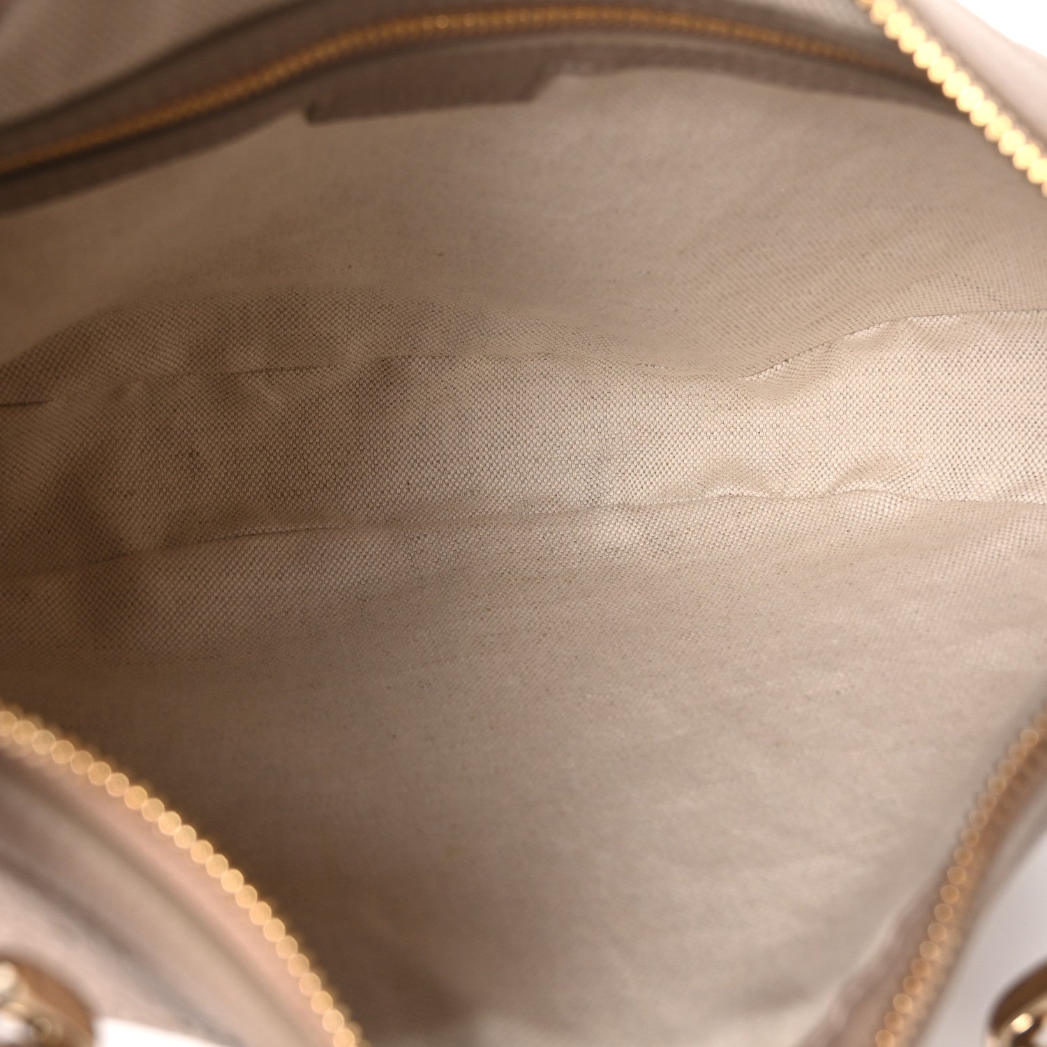 GG Grainy Calfskin Emblem Large Half Moon Shoulder Bag Taupe