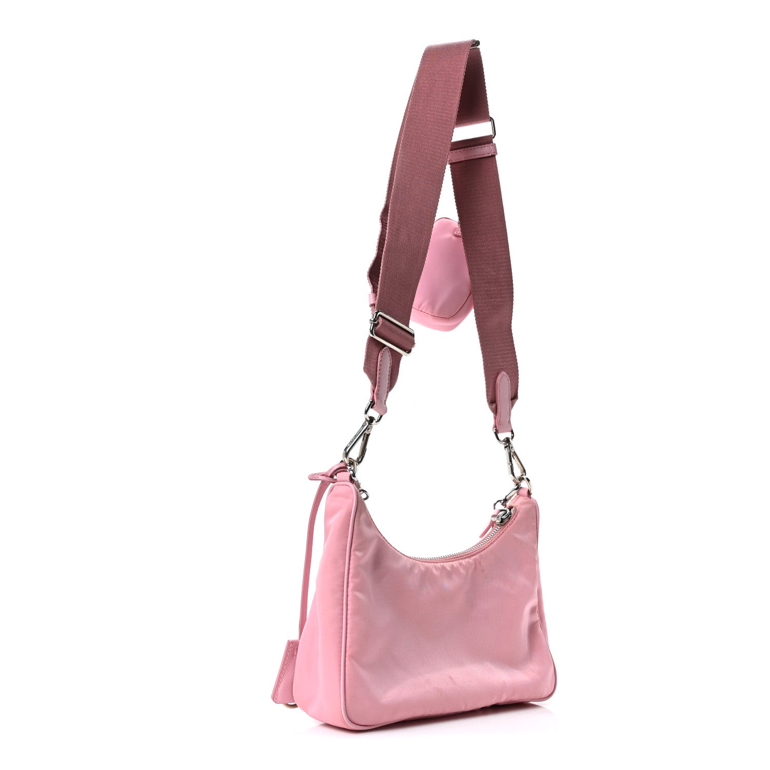 Nylon Re-Edition 2005 Shoulder Bag Rosa